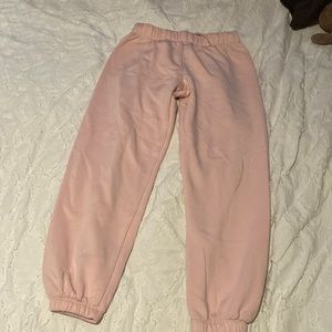 pink lazy pants sweat pants